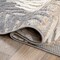 World Rug Gallery Vicenza Tropical Floral Indoor/Outdoor Runner Rug 2' x 7' Beige 8011BEIGE2X7 - alternate 2